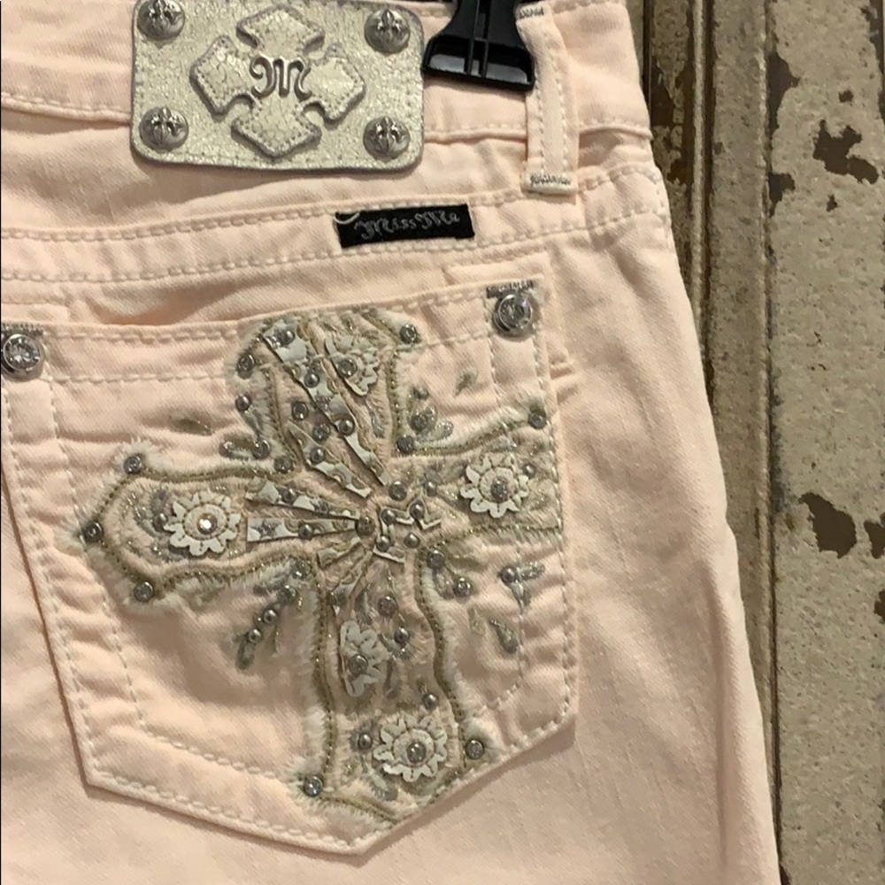 Miss Me pastel pink skinny jeans, 29